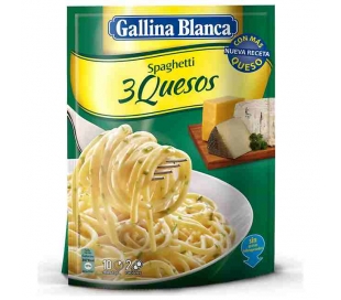 SPAGHETTI 3 QUESOS GALLINA BLANCA 175 GR.