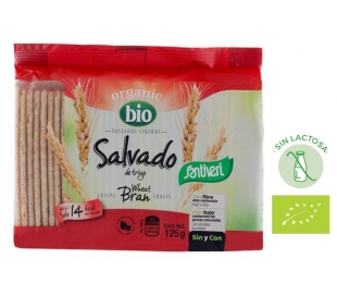 TOSTADAS BIO CON SALVADO SANTIVERI 125 GR.