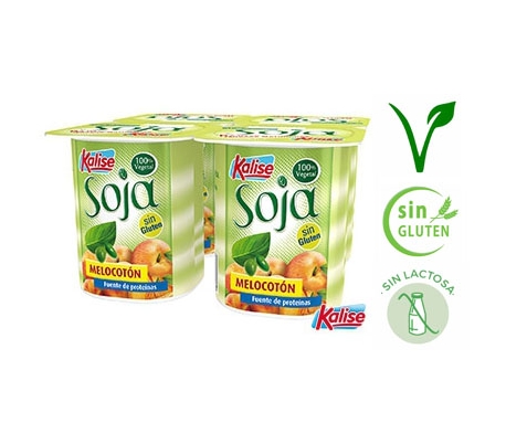 yogur-zero-soja-melocoton-kalise-pack-4x125-grs