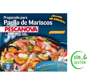PREPARADO PAELLA MARISCO PESCANOVA 400 GRS.