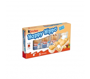 BARQUILLO HAPPY HIPPO AVELLANA KINDER 5 UD.