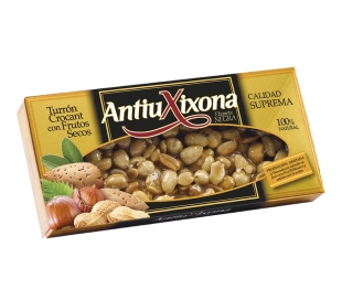 TURRON CROCANT FRUTO SECOS ETIQUETA NEGRA ANTIUXIXONA 150 GRS.