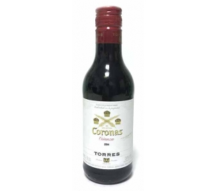 VINO TINTO CRIANZA CORONAS 187 ML.