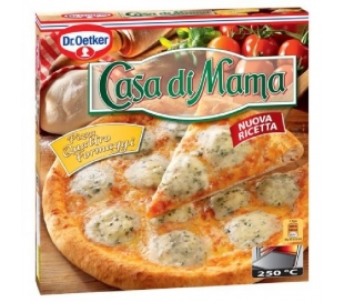 PIZZA QUATRO FORMAGGI CASA DI MAMA 395 GR.