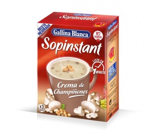 CREMAS Y SOPAS SOPINSTANT CHAMPIÑON GALLINA BCA.         57GR                