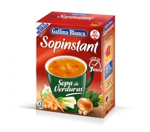 SOPA SOPINSTANT VERDURA GALLINA BLANCA 57GR