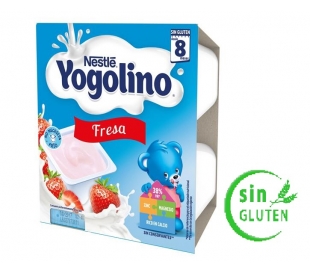 COMPOTA IOGOLINO FRESA NESTLE PACK 4X100 GR.