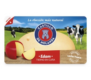 QUESO EDAM CUÑA EL CASTILLO 310 GR.