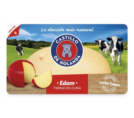 QUESO EDAM CUÑA EL CASTILLO 310 GR.
