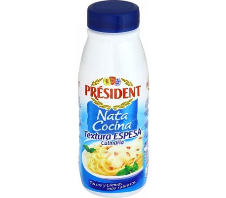 NATA COCINA TEXTURA ESPESA PRESIDENT 250 ML.