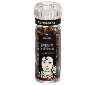 CONDIMENTO MOLINILLO POPURRI PIMIENTAS CARMENCITA 40 GRS.