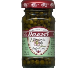 PIMIENTA VERDE DELICIAS 450 GR.