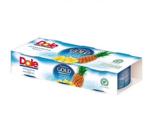 PIÑA SU JUGO TROZOS DOLE PACK-3