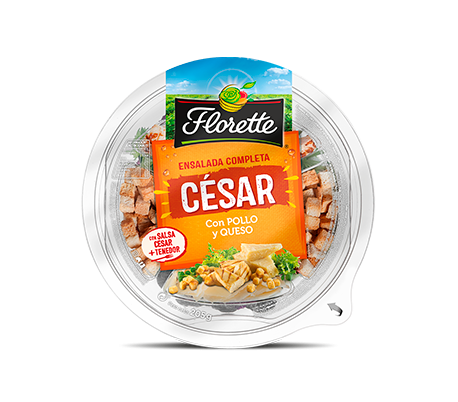 ENSALADA CESAR C/POLLO&QUESO FLORETTE 205 GRS.