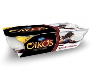 YOGUR OIKOS TARTA DE ARANDANOS DANONE PACK 2X110 GRS.