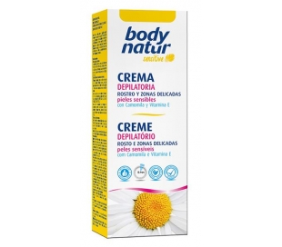 CREMA DEPILATORIA ROSTRO ZONAS DELI. BODY NATUR 50 ML.