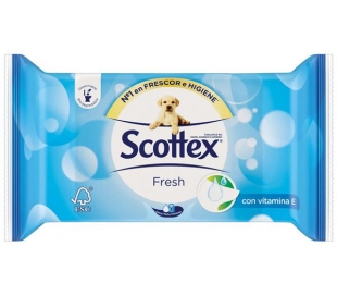 TOALLITAS HIGIENICA WC FRESH SCOTTEX 40 UDS.