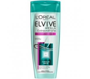 CHAMPU ARCILLA EXTRAORDINA. ELVIVE 370 ML.