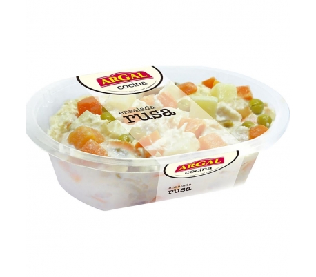 ENSALADA RUSA CON ATUN ARGAL 240 GRS.