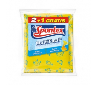 BAYETA MULTIFÁCIL SPONTEX 2 UN.+1 GRATIS