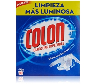 DETERGENTE POLVO LAVADORA COLON 30 LAVADOS