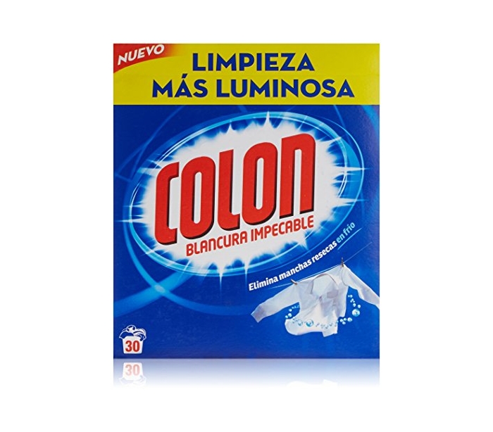 DETERGENTE POLVO LAVADORA COLON 30 LAVADOS