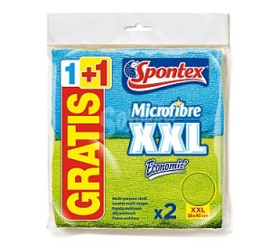 BAYETA MICROFIBRA XXL SPONTEX 1 UN.+1GRATIS