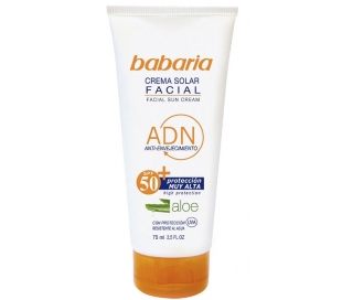 CREMA SOLAR FACIAL BABARIA F-50