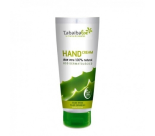 CREMA MANO ALOE VERA 100% NATURAL TABAIBA 100 ML.+ 100 ML GRATIS