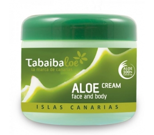 CREMA ALOE VERA, FACE AND BODY TABAIBA 300 ML.