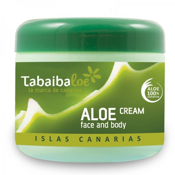 CREMA ALOE VERA, FACE AND BODY TABAIBA 300 ML.