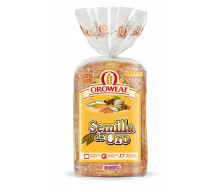 PAN DE MOLDE SEMILLA ORO BIMBO 600 GRS.
