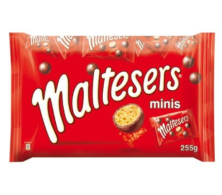 CHOCOLATE MINI MALTESERS 255 GRS.