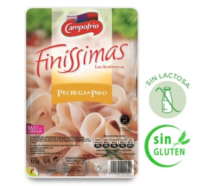 PECHUGA PAVO FINISSIMAS CAMPOFRIO 115 GR.LONCHAS