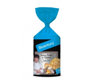 TORTITAS MAÍZ SETAS,TRUFA Y QUESO BICENTURY 123 GR.
