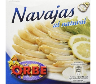 NAVAJAS AL NATURAL ORBE 63 GR.