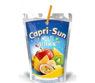 ZUMO MULTIVITAMINAS CAPRI SUN 200 ML.