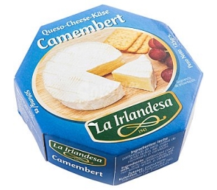 QUESO CAMEMBERT LA IRLANDESA 125 GR.