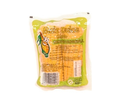 VERDURA ENVASADA PIÑA MAIZ COCIDA . 400 GR.