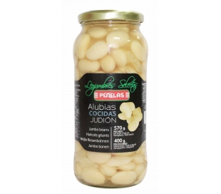 ALUBIAS COCIDAS JUDIÓN PENELAS 400 GR.FRASCO