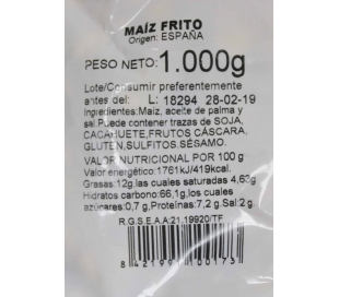 MAIZ FRITO CASA RICARDO 1000 GRS.