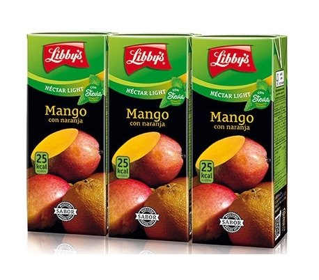 NECTAR LIGHT MANGO-NARANJA LIBBYS PACK 3X200 ML.