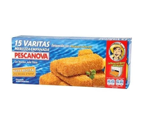 MERLUZA VARITAS PESCANOVA 300 GR.