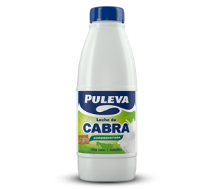 LECHE DE CABRA SEMIDESNATADA BOTELL PULEVA 1 L.