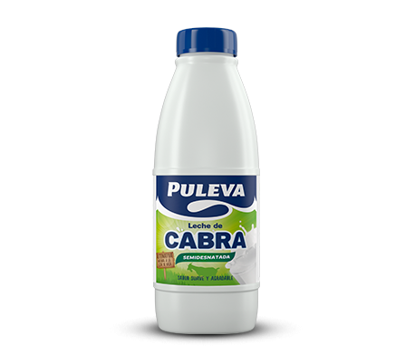 LECHE DE CABRA SEMIDESNATADA BOTELL PULEVA 1 L.