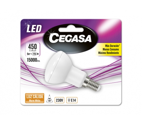 bombillo-led-r50-6we14-calida-cegasa-1u bombillo-led-r50-6we14-calida-cegasa-1u