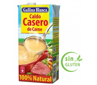 CALDO CASERO CARNE GALLINA BLANCA BRIK 1 L.