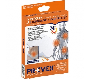 PARCHES CALOR CON ARNICA, ACCION 24 HORAS PREVEX 3 UN.