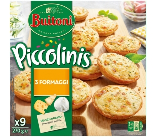 PICCOLINIS 3 QUESOS BUITONI 270 GR.