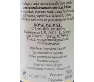 MIEL DE PALMA ROYAL PALM 500 ML.